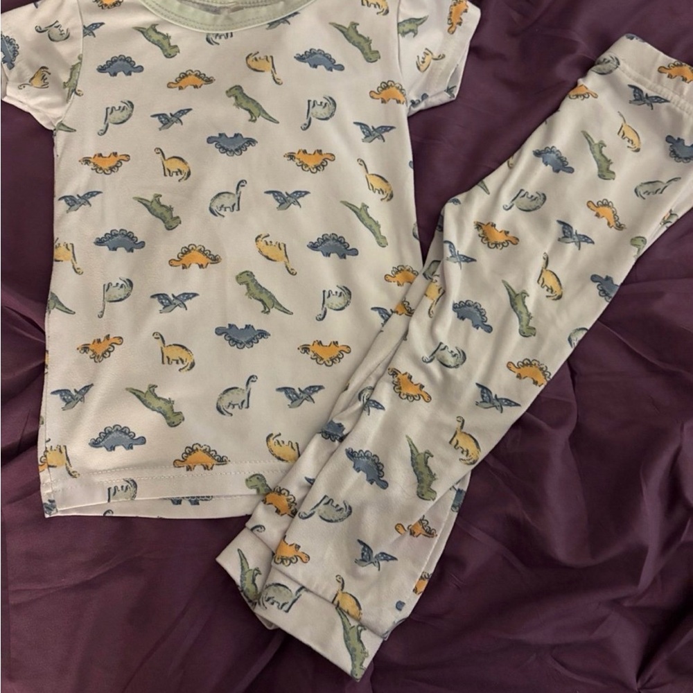 Rugged Bear Super Soft Dinosaur Print Pajamas